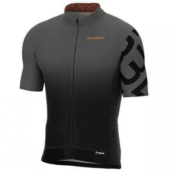 Велофутболка Biemme ACQUA, короткий рукав, антрацит, A11N2032M (Размер: M, Цвет: Антрацит)