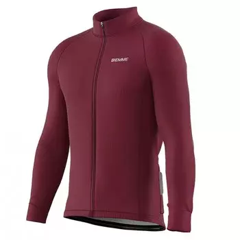 Велофутболка Biemme BELVEDERE, длинный рукав, бордовый, 2023, A14N1022M (Размер: XXXL, Цвет: Бордовый)