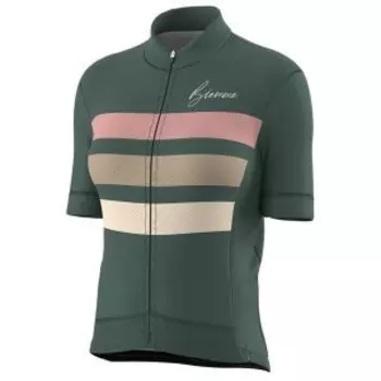 Велофутболка Biemme FIAMMETTA LADY, короткий рукав, темно-зеленый, 2023, A11P2032L
