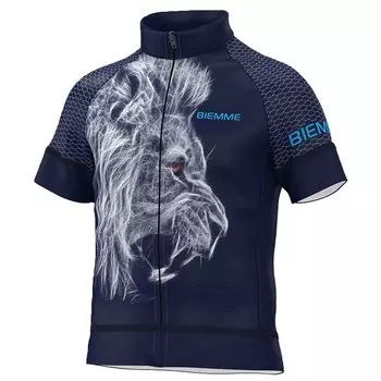 Велофутболка Biemme LION, детская, темно-синий, A12M2172B (Размер: 3 (9-10 лет), Цвет: Темно-синий)