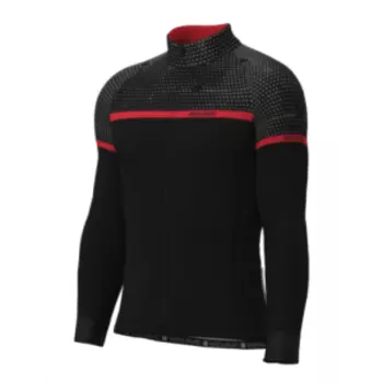 Велофутболка Biemme PATAGONIA, длинный рукав, черный/красный, A14M1022M