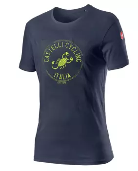 Велофутболка Castelli ARMANDO, темно-синий