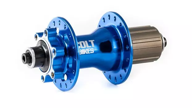 Велосипедная втулка ColtBikes CUP, задняя, под кассету, 32H, синий, CBHRBL29232QR