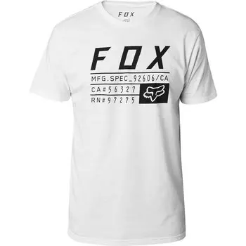 Велофутболка Fox Abyssmal SS Tech Tee Optic, белый 2018