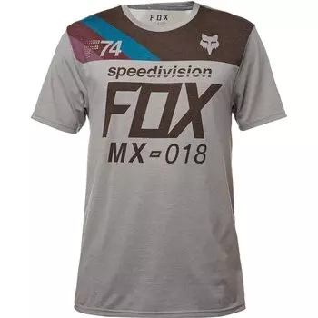Велофутболка Fox Accordingly SS Tech Tee Heather, темно-серый 2018