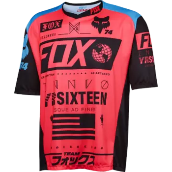 Велофутболка Fox Demo Union SS, красный