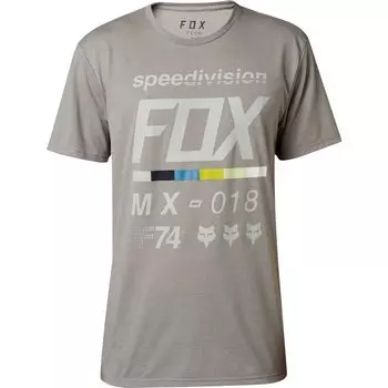 Велофутболка Fox Draftr SS Tech Tee Heather, темно-серый 2018