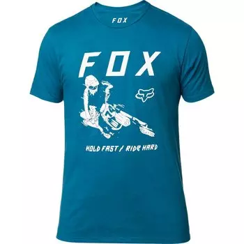 Велофутболка Fox Hold Fast SS Premium Tee Maui Blue, 2020