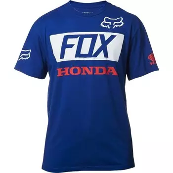 Велофутболка Fox Honda Basic Standard Tee, синий 2017