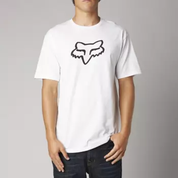 Велофутболка Fox Legacy Foxhead SS Tee, белый 2018