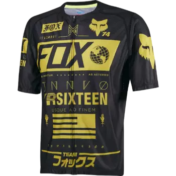 Велофутболка Fox Livewire Pro SS Jersey , черная-желтая