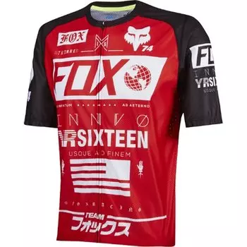 Велофутболка Fox Livewire Pro SS Jersey, черно-красная