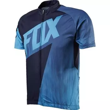 Велофутболка Fox Livewire Race SS Jersey, черно-синяя