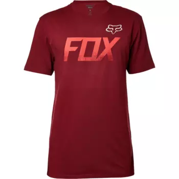 Велофутболка Fox Tuned SS Premium Tee Burgundy 2016