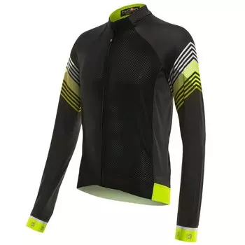 Велофутболка FUNKIER SORRENTO Men Elite LS Summer Jersey, Black/Yellow, J-830-L (Размер: S)