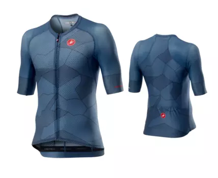Велофутболка Сastelli Climbers 3.0, стальной/синий 2020 (Размер: XXXL)