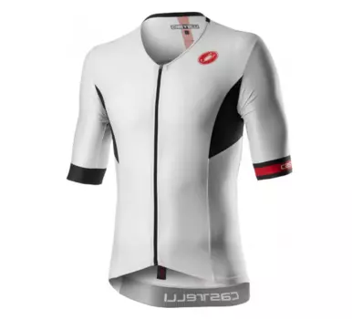 Велофутболка Сastelli FREE SPEED 2 RACE TOP, белый/черный, 2020 (Размер: L)