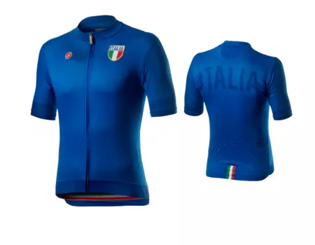 Велофутболка Сastelli Italia 20, синяя, 2020 (Размер L)