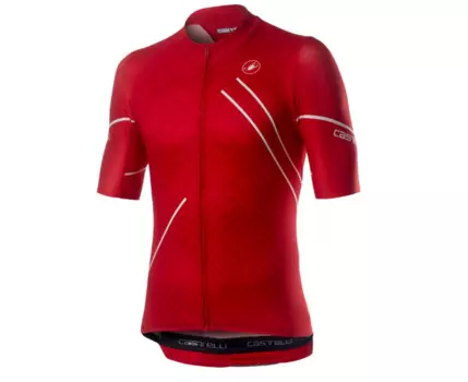 Велофутболка Сastelli Passo, красная 2020 (Размер: S)