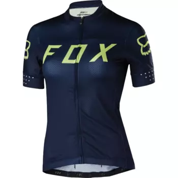 Велофутболка женская Fox Switchback Womens Jersey, желто-синяя