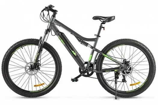 Велогибрид Eltreco Walter Черно-зеленый-2502
