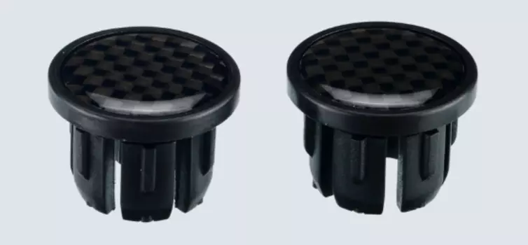 Грипсы велосипедные BBB заглушки на руль, бокс 250 штук carbon, BHT-92