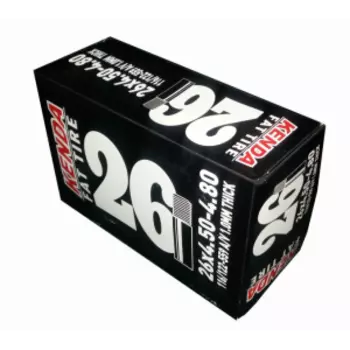 Велокамера для велосипеда KENDA 26 4,50-4,80 (116/122-559), для FAT BIKE, толщина стенки 1,0мм, AV, 5-514402