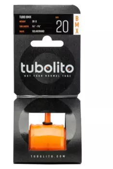 Велокамера ELVEDES Tubo-BMX-1-1/8-1-3/8-AV легкая, 20", совместим дисковым и ободным тормоз, вес 48 г, для BMX, 33000091