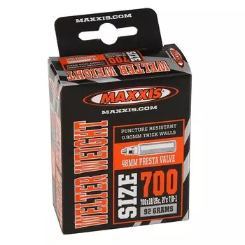 Велокамера Maxxis 2019 Welter Weight 700x18/25, 27x7/8-1 SV48, EIB81559000