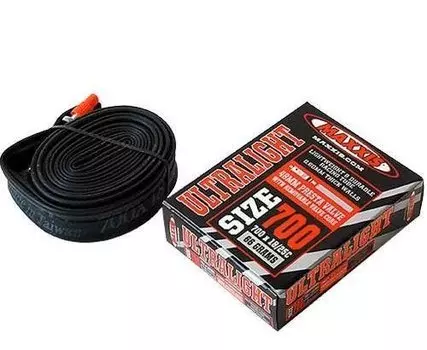 Велокамера Maxxis Ultralight, 700x18/25, 0.6 мм, авто ниппель, IB84001000