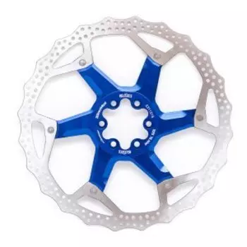 Ротор велосипедный A2Z SPV, 203мм, 6 болтов, рисунок DOT, синий, SPV-203TD-4