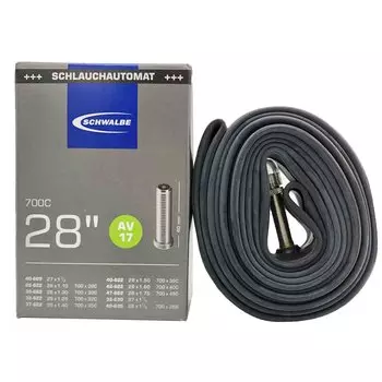 Велокамера Schwalbe AV17, 28"/27"х1 1/8-1.75, 28/47-609/635, Schraeder, 10400070.01