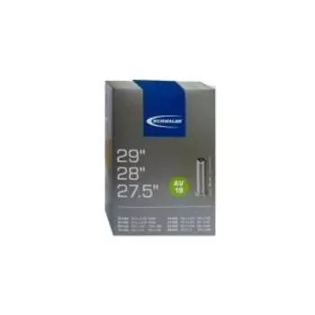 Велокамера Schwalbe AV19 под покрышку 27.5/28/29"-1.50-2.40 40/62-622, 220 гр, автониппель 40мм, 10430340