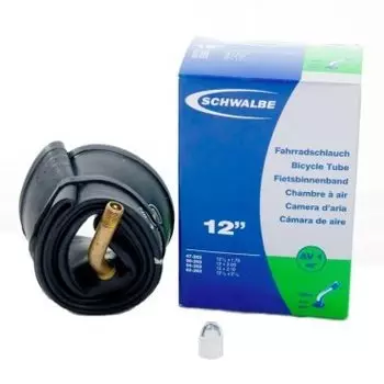 Велокамера Schwalbe AV1 45°, 12"x1.75-2 1/4, 47/62-203, Schraeder, 10405320