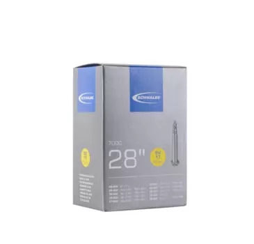 Велокамера Schwalbe SV17 ETRTO 28/47-622/635, под покрышку 28"-1.10/1.75, 150г, велониппель 50мм, 10400093