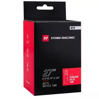 Велокамера Titan Racing, 27.5x1.95-2.125", A/V 50 мм, 2042002001027