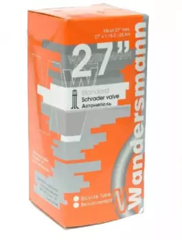 Велокамера WANDERSMANN, 27x1.75-2.125, A/V, W0051