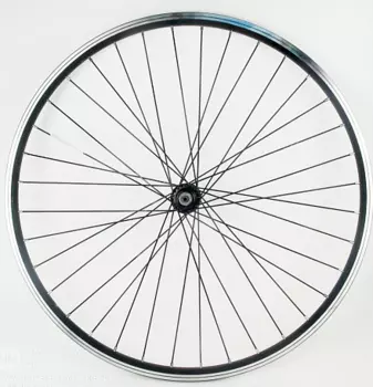 Велоколесо в сборе STELS 27.5", переднее, 32Н, для Stels Navigator 710D/730D, QR, без покрышки, черный, 630085 LU041180