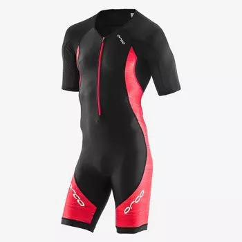 Велокомбинезон Orca Core Short Sleeve Race Suit 2019, цвет: черный/красный, JVC6