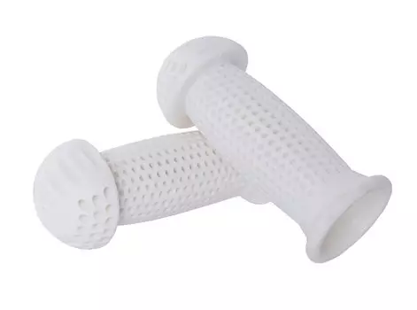 Грипсы велосипедные Green Cycle GGR-112, 100 мм, детские, эргономичные, белый