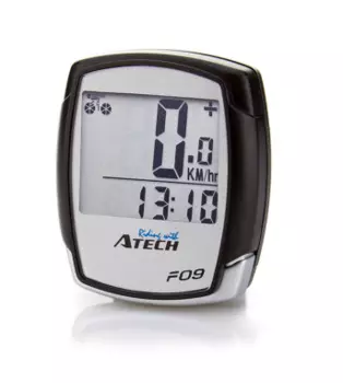 Велокомпьютер ATECH TU09, 9 скоростей, 881240