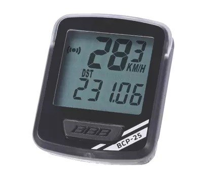 Велокомпьютер BBB BCP-25, 7 функций, проводной, черно-серебристый, 2909612501
