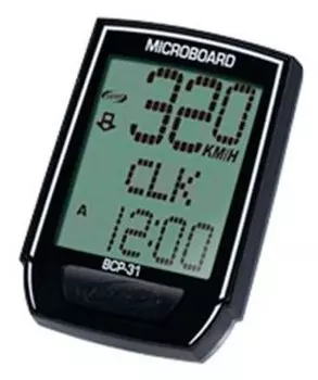 Велокомпьютер BBB MicroBoard, 8 функций, беспроводной, черный, BCP-31W