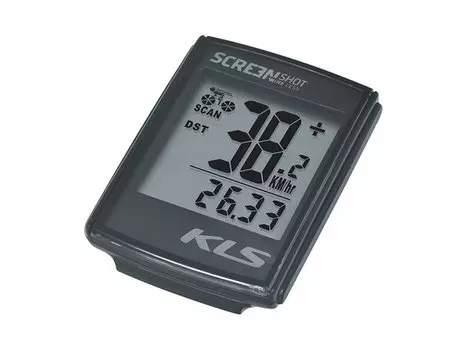 Велокомпьютер беспроводной KELLY'S SCREENSHOT WL, 10 функций, беспроводной, черный