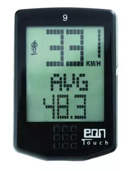 Велокомпьютер EON TOUCH 9 ECHOWELL, 9 функций, проводной, черный, 5-244610