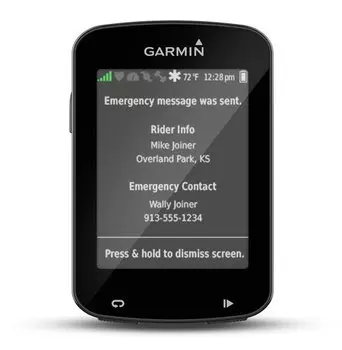 Велокомпьютер Garmin EDGE 820 Bundle, беспроводной, черный, 010-01626-11