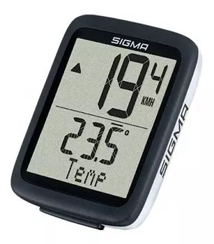 Велокомпьютер SIGMA BC 10.0 WL ATS, беспроводной, 10 функций, черный-белый, 4-010211