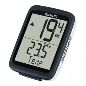 Велокомпьютер SIGMA BC 10.0 WL ATS, беспроводной, 10 функций, черный-белый, 4-010211