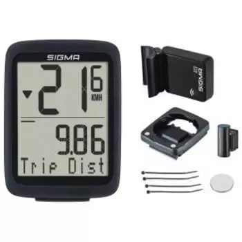 Велокомпьютер SIGMA, BC 8.0 WL ATS, 8 функций, БЕСПРОВОДНОЙ, черный, 4-008211