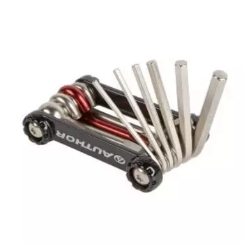 Ключ складной AUTHOR Multiped 10 черно-серый, 8-10000063